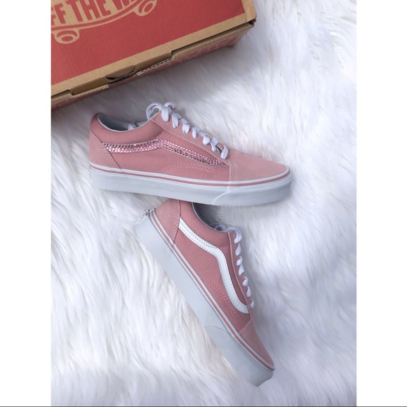 ⚡️Custom Bling Old Skool Vans (Pink)⚡️ - Picture 4 of 6